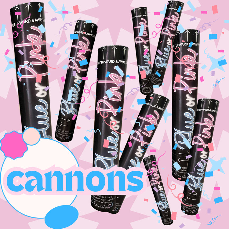 Gender Reveal Cannons