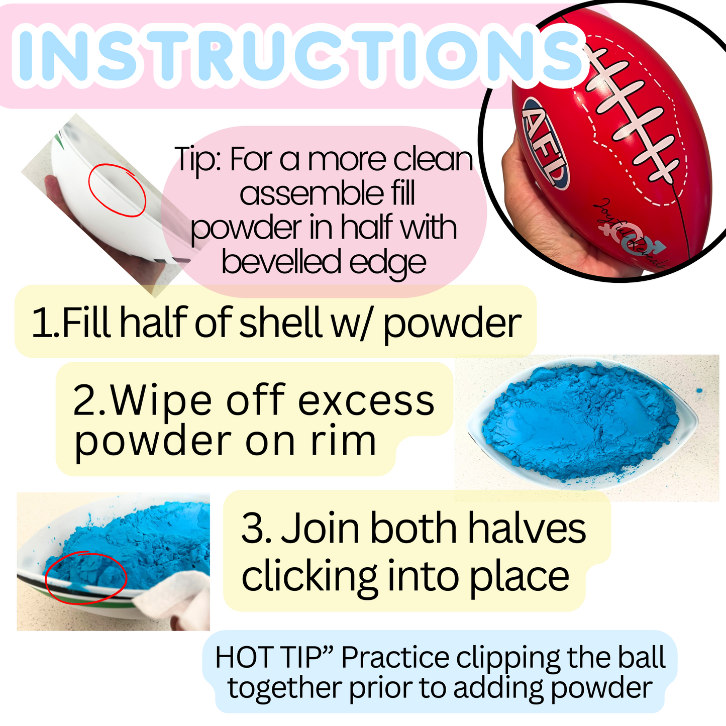 baby boy gender reveal AFL ball he or she sydney australia gender reveal idea baby girl daughter son