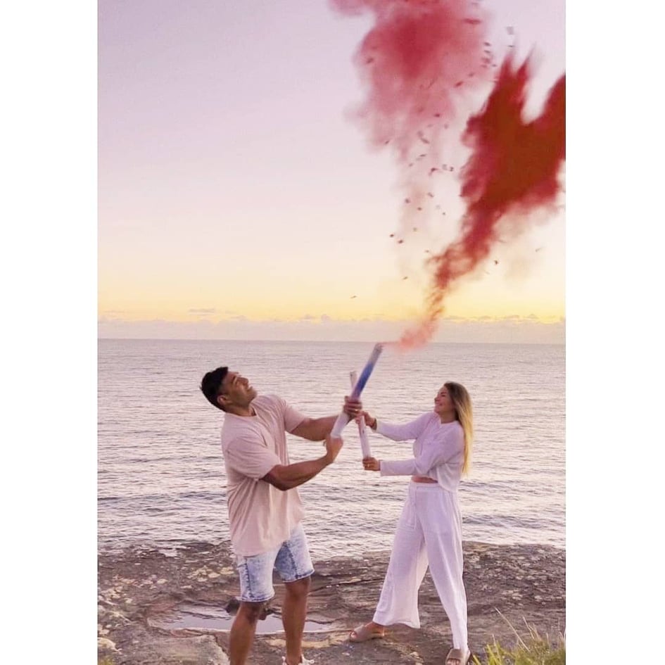 Powder cannon holi powder cannon gender reveal cannon gender reveal powder cannon Australia gender reveal powder cannon Sydney smoke cannon gender reveal smoke cannon pink powder cannon blue powder cannon powder popper smoke popper gender reveal popper baby shower handheld cannon