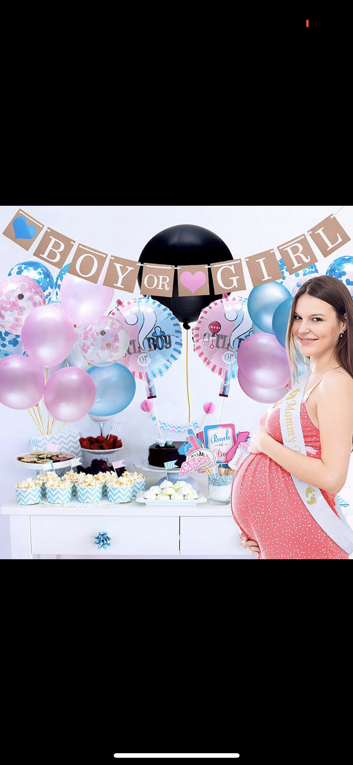 Gender Reveal Foil Balloon β "He or She?" Baby Shower Decoration | Boy or Girl Party Balloon for Gender Reveal Celebration