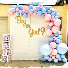 baby shower gender reveal baby balloon prop boxes decorations gender reveal