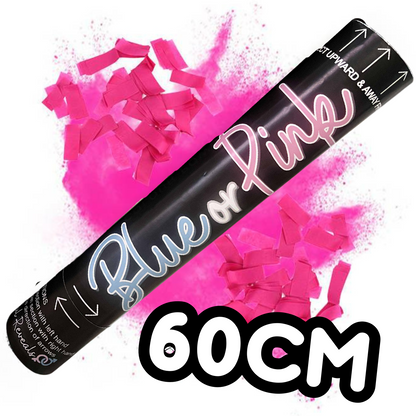 gender reveal idea cannon powder smoke confetti party popper its a boy its a girl sydney australia he or she