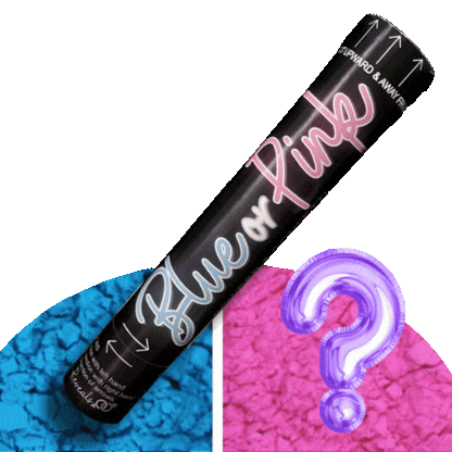 60cm Jumbo Surprise Secret Gender Reveal Cannon – Extra Large Powder Smoke Explosion for Unforgettable Baby Reveal (I Don’t Know the Gender)