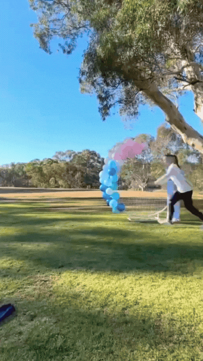 AFL Gender Reveal Footy Ball – “It’s a Boy” Blue Powder Smoke with Interactive Reveal (Assembly Required)