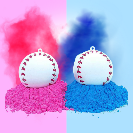 gender reveal baseball softball gender reveal idea pink blue its a boy its a girl sydney Australia