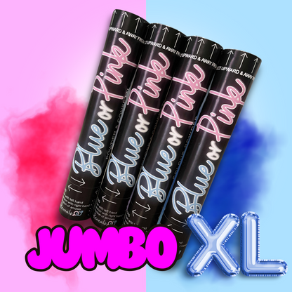 gender reveal powder and confetti cannon 60cm extra large jumbo value pack sydney australia customer popper it's a boy girl baby shower pregnancy bigw cannon party popper confetti gender reveal idea