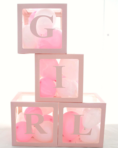 boy girl box decorations balloon gender reveal baby shower