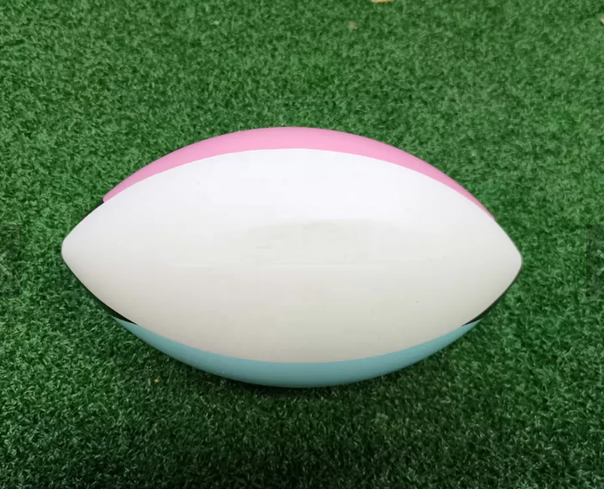 rugby ball NRL league footy football gender reveal he or she boy or girl y Sydney Australia powder holi powder kit pink or blue powder DIY Joyful reveals surprise top secret AFL Pink it's a girl 
