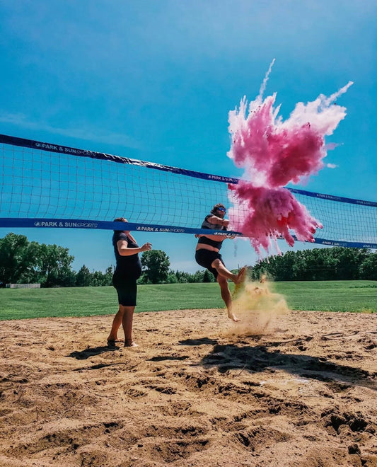Volleyball gender reveal ball