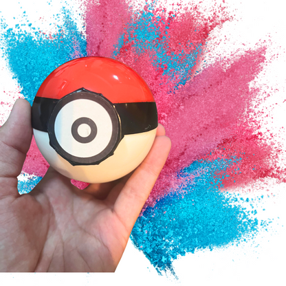 Pokéball Gender Reveal – Pokémon-Inspired Baby Gender Reveal Ball | Blue or Pink Surprise for Boy or Girl | Novelty Party Prop & Anime-Themed Reveal Idea